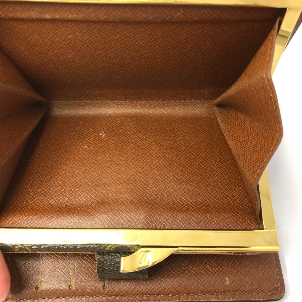 Louis Vuitton Monogram Canvas Small Wallet in Brown and Gold - Picture 10 of 16